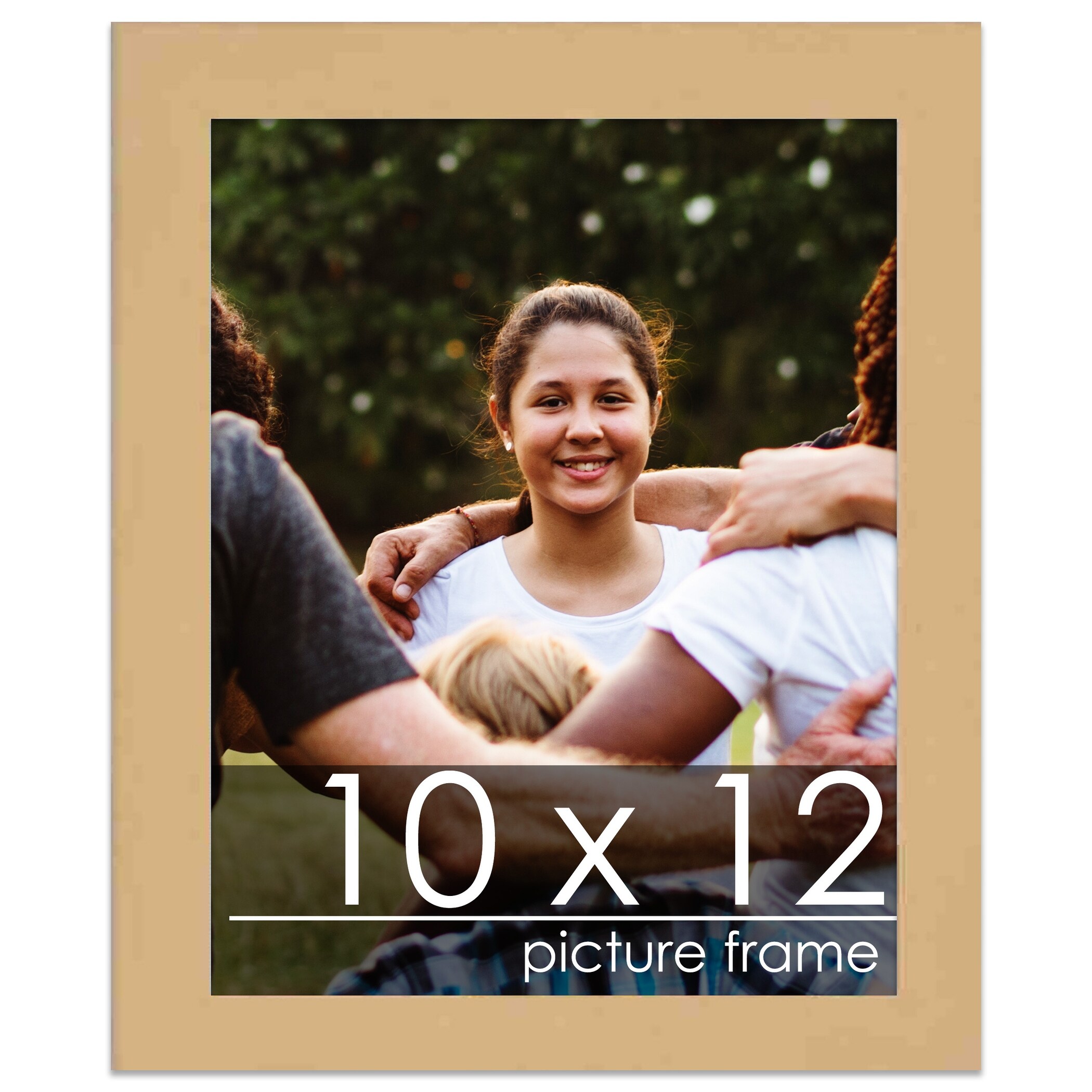 10x20 Traditional Natural Complete Wood Picture Frame with UV Acrylic, Foam  Board Backing, & Hardware