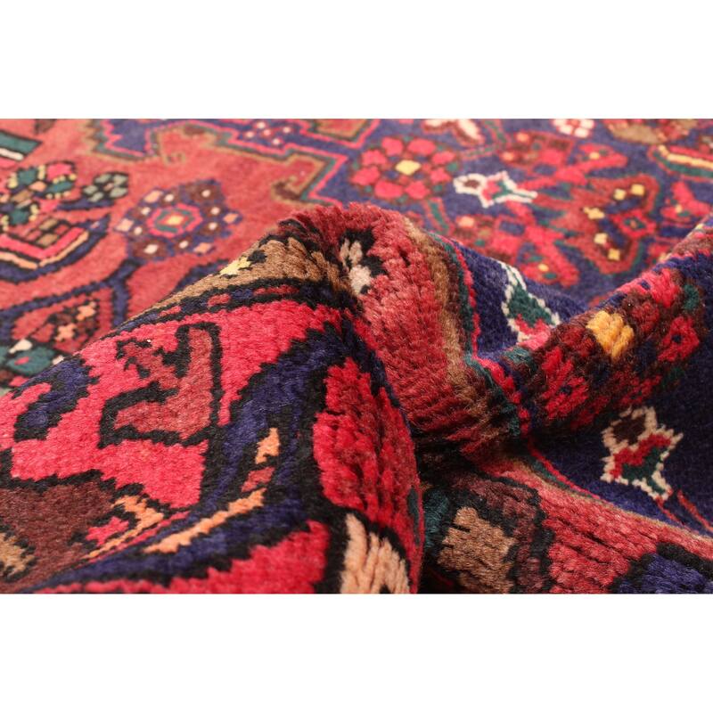 ECARPETGALLERY Hand-knotted Andelz Navy Wool Rug - 4'3 x 7'1