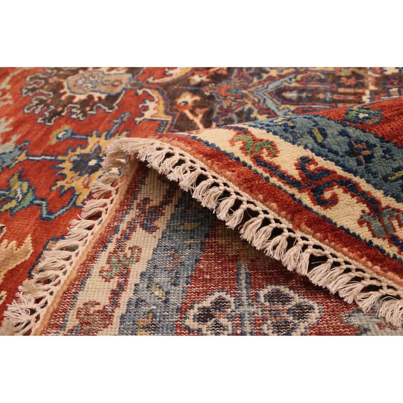 ECARPETGALLERY Hand-knotted Jules Sultane Dark Copper Wool Rug - 5'11 x 6'0