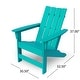 preview thumbnail 20 of 38, Encino Outdoor Adirondack Chairs (Set of 2) by Christopher Knight Home