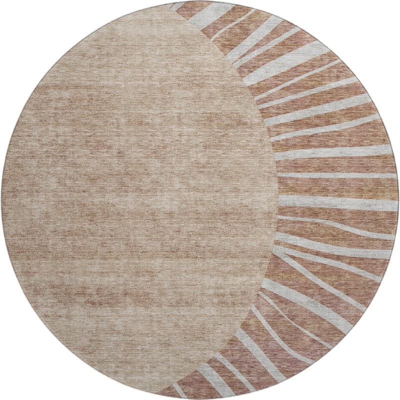 Premium Washable Super Soft Contemporary Rays Mayfield Rug