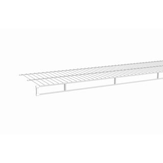 ClosetMaid White Wire Shelf & Rod Closet Shelving