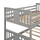 preview thumbnail 11 of 24, Classic Traditional Style Twin Over Twin Bunk Bed with Ladder