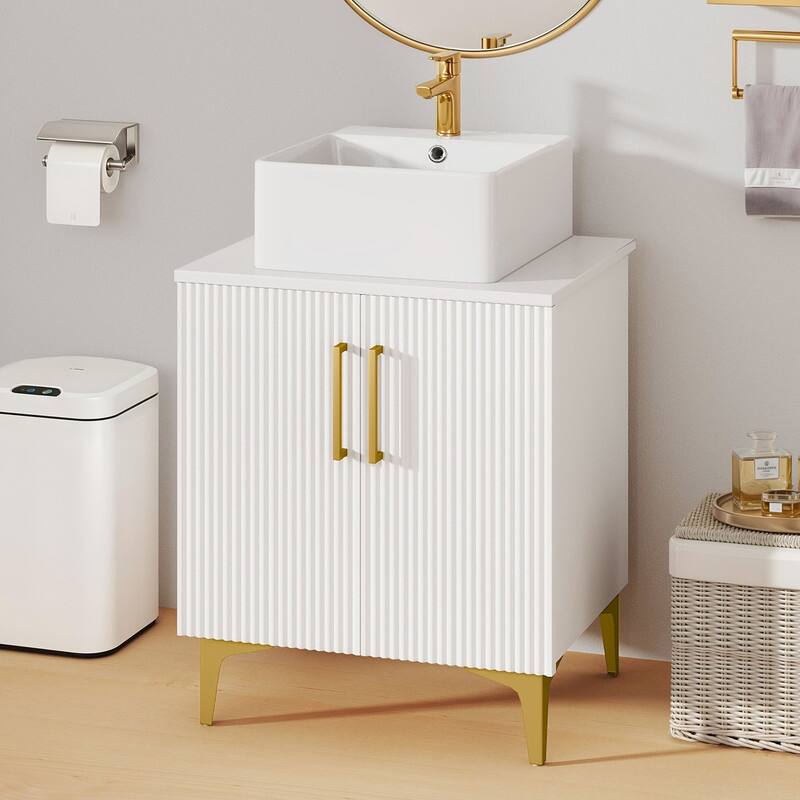 Moasis Single Bathroom Vanity with Ceramic Vessel Sink