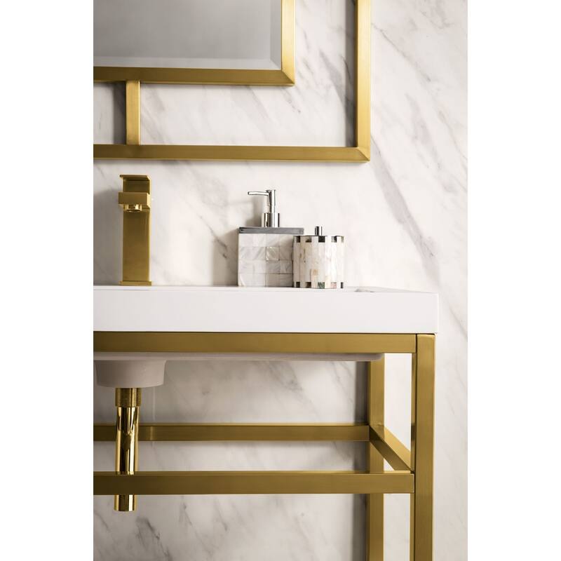 James Martin Vanities C105V31.5SCGWWG Boston 31-1/2" Rectangular