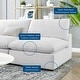 preview thumbnail 65 of 74, Commix Down Filled Overstuffed Velvet 5-Piece Sectional Sofa