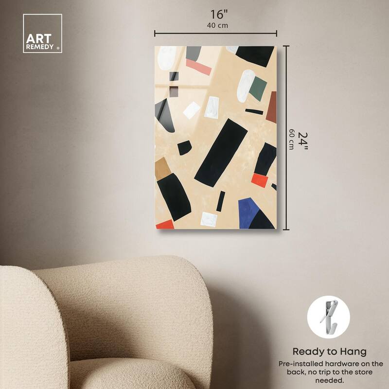 Mindscape Mosaic I Acrylic by Art Remedy, Ready to Hang