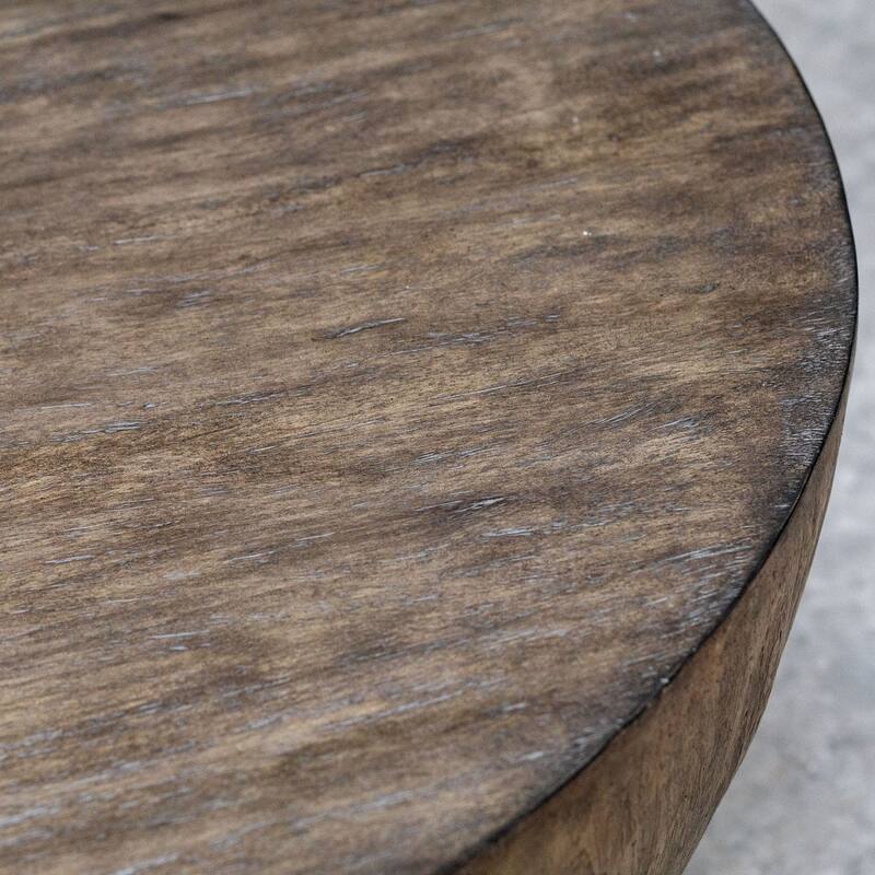 Uttermost Lark 42" Diameter Round Java Wood Coffee Table
