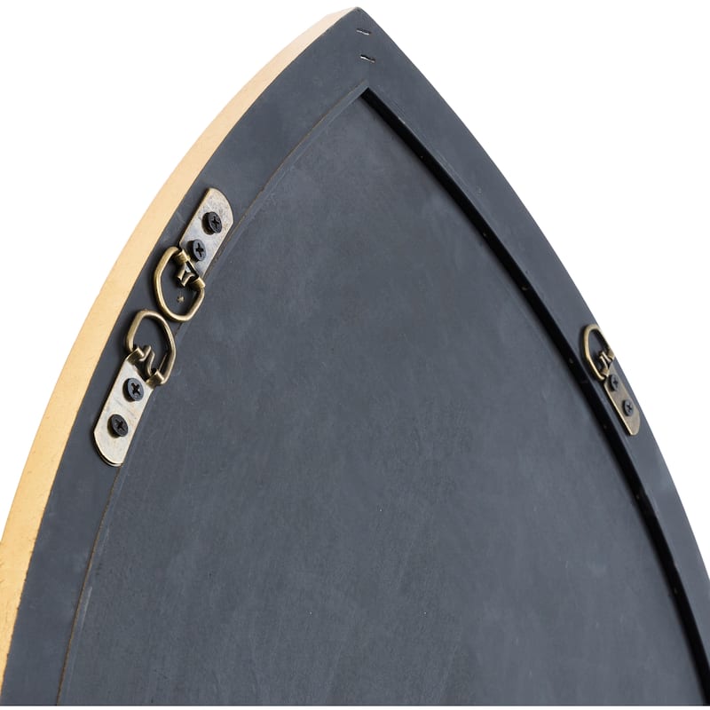 Artistic Weavers Zihlman Gilded Eye-shaped Golden Mirror