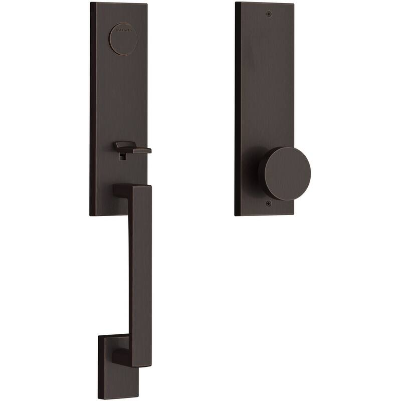 Baldwin Seattle Full Dummy One Piece Handleset with Non-Turning Dummy