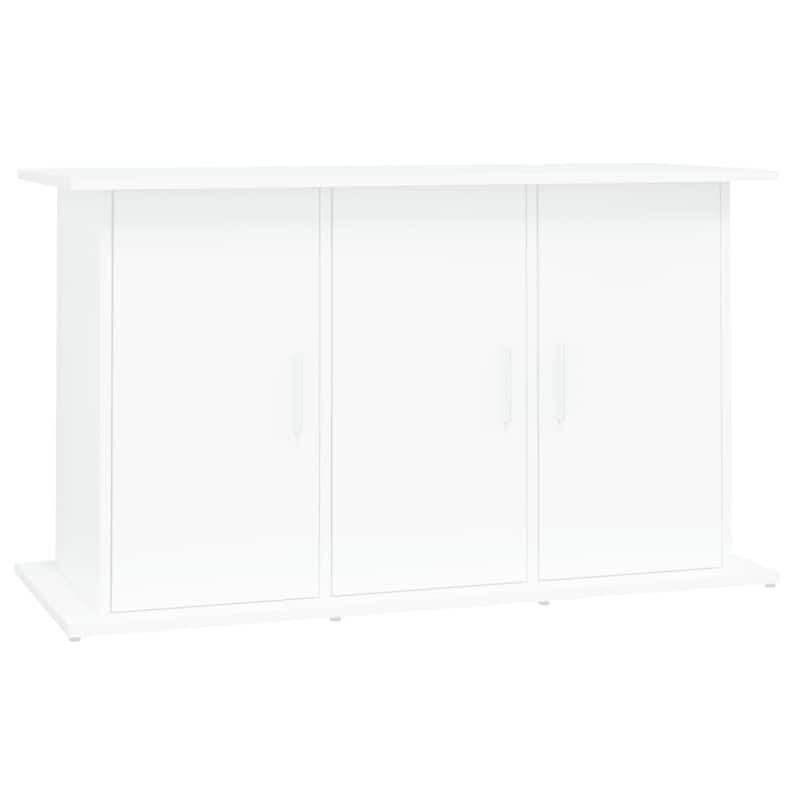 vidaXL Aquarium Stand White Engineered wood 39.8 in x 16.1 in x 22.8 in - 16.1 x 39.8 x 22.8