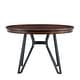 preview thumbnail 6 of 17, Christopher Knight Home Round Dining Table with Metal Base - 46.85" W x 46.85" D x 30" H