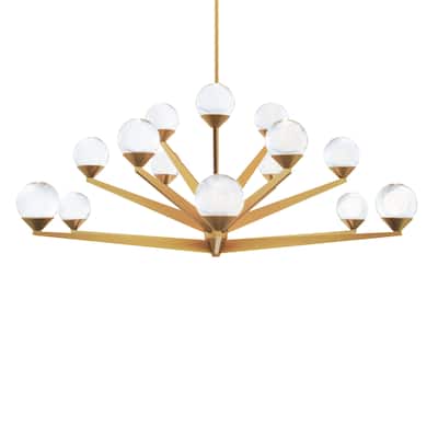 Double Bubble 37in LED 15 Light Chandelier 3000K