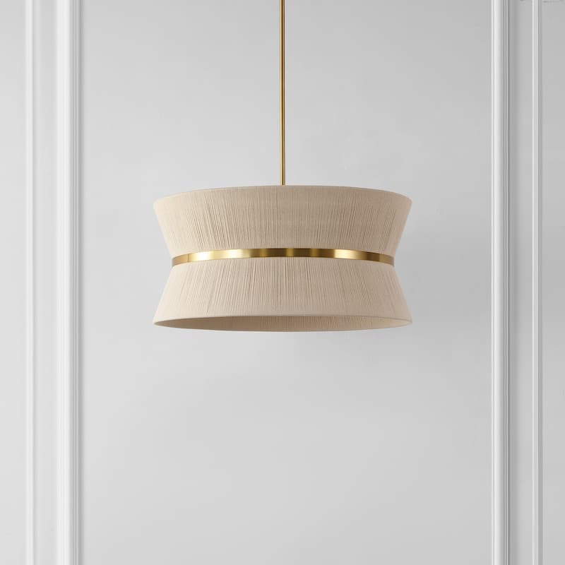 SAFAVIEH Lighting Georgine Contemporary Glam 4-Light Chandelier (LED Bulbs Included) - 24 In. W x 24 In. D x 18 In. H