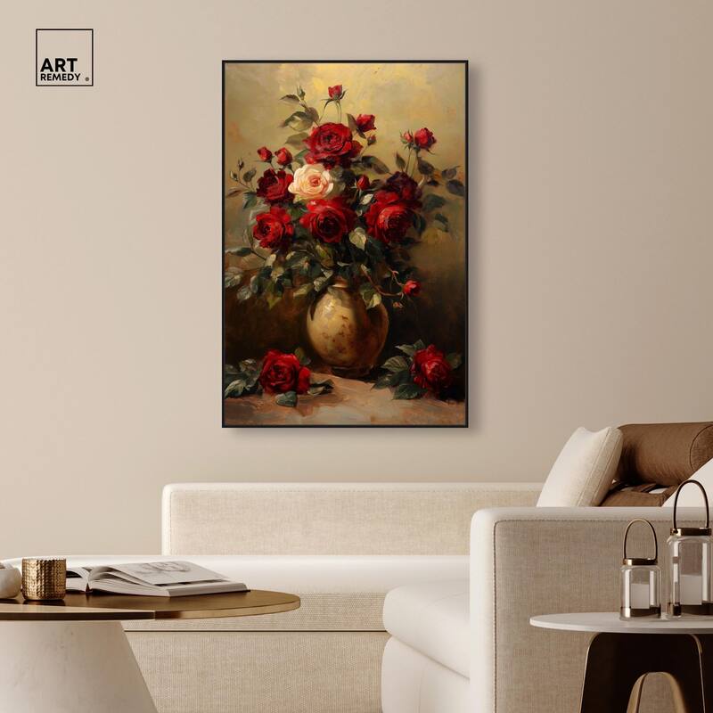 Lavish Lily Lament Canvas by Art Remedy