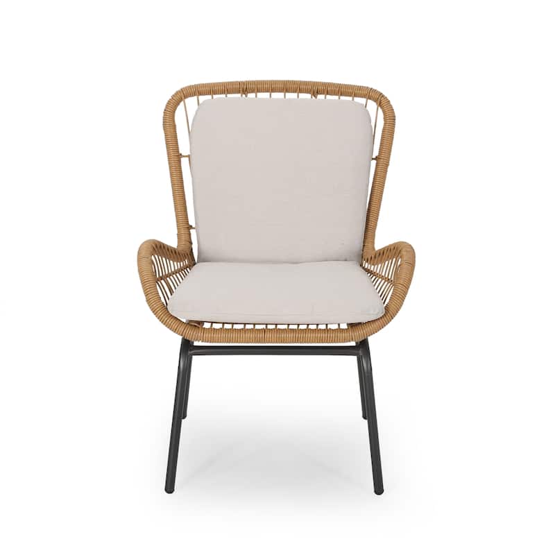 Patio Chair with Cushions (Set of 2)