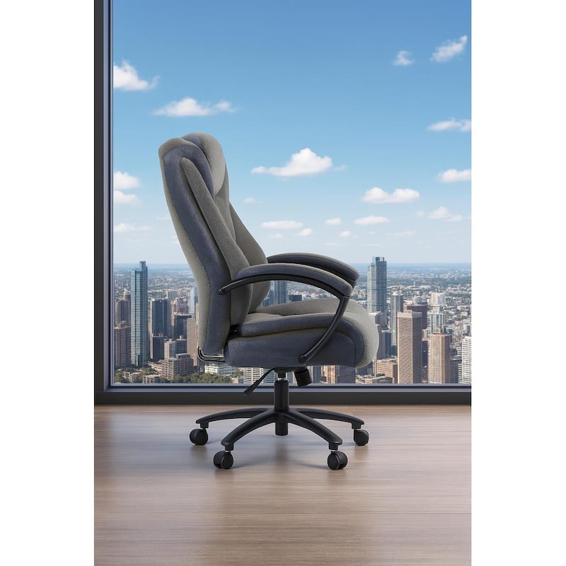 Ergonomic Design High Backrest Pu Material Office Chair With Adjustable Height