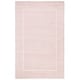 preview thumbnail 24 of 127, SAFAVIEH Handmade Bella Alverta Dotted Border Wool Rug 5' x 8' - Light Pink/Ivory