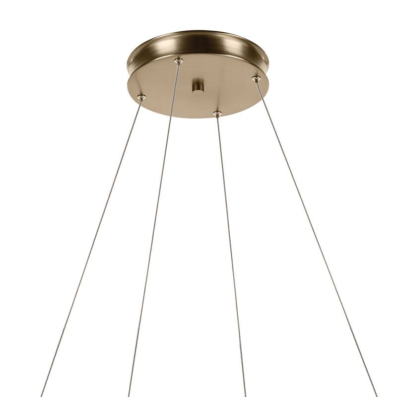 Larousse 49.5 Inch LED Chandelier in Champagne Bronze