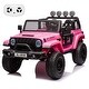 preview thumbnail 8 of 25, 2 Seater Ride On Truck Car for Kids 24V Toddles Battery Powered Ride On Car Toy Pink