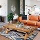 preview thumbnail 1 of 6, Chic Teak Recycled Teak Coffee Table- 55" x 30"