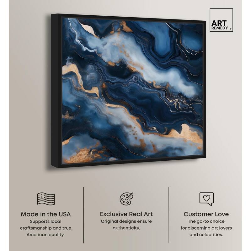 Deep Sea Geode IV Canvas by Art Remedy