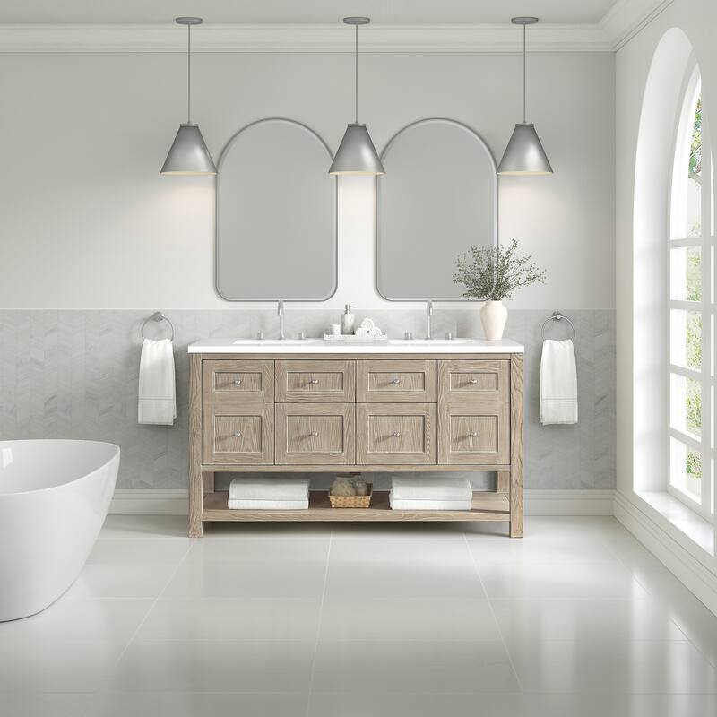 Breckenridge 60" Single Vanity, Light Natural Oak - 60S