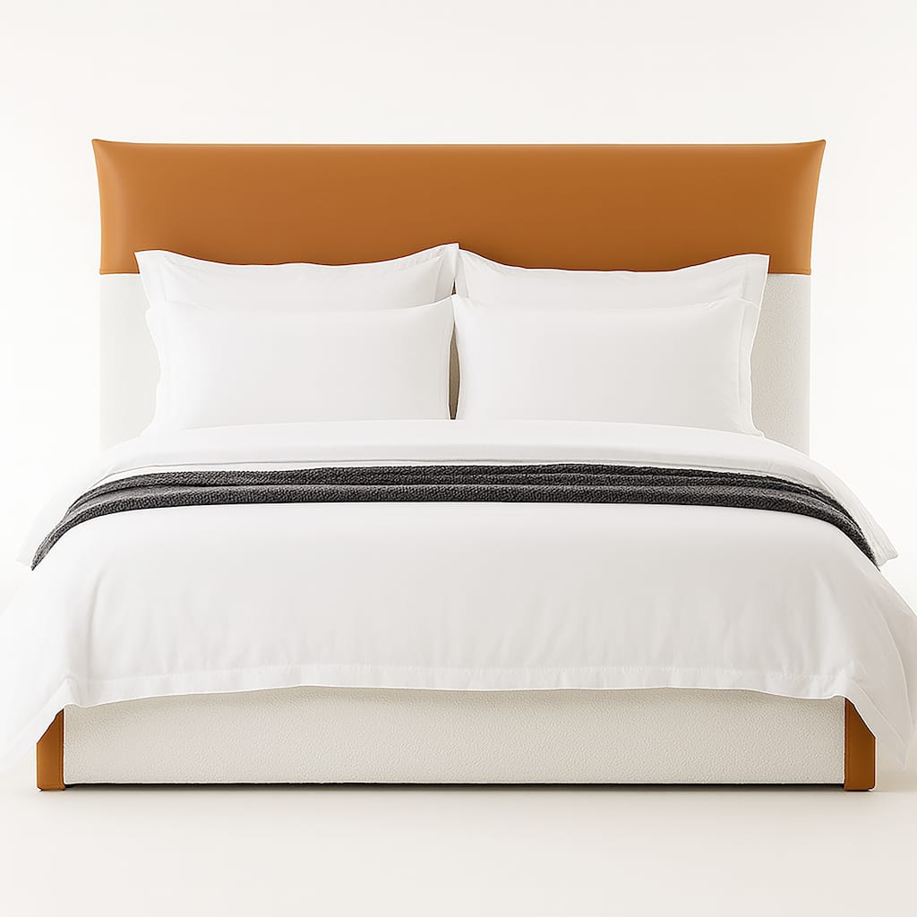 Brea Upholstered Queen Bed in Contrasting Colored Upholstery