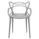 preview thumbnail 3 of 24, Set of 4 Modern Stackable Dining Chairs, Contemporary Plastic Patio Chair for Indoor Kitchen or Outdoor use, Green