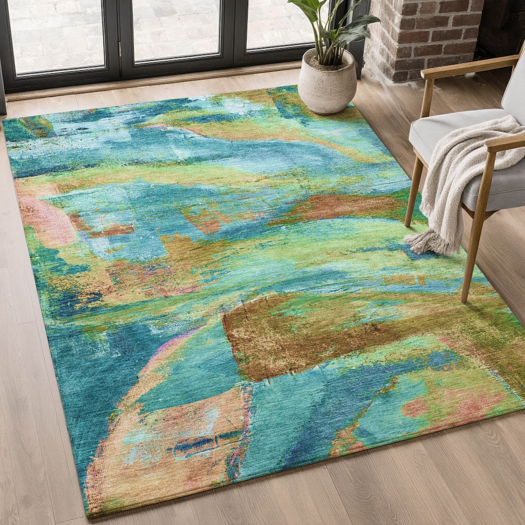 Premium Washable Super Soft Abstract Mayfield Rug