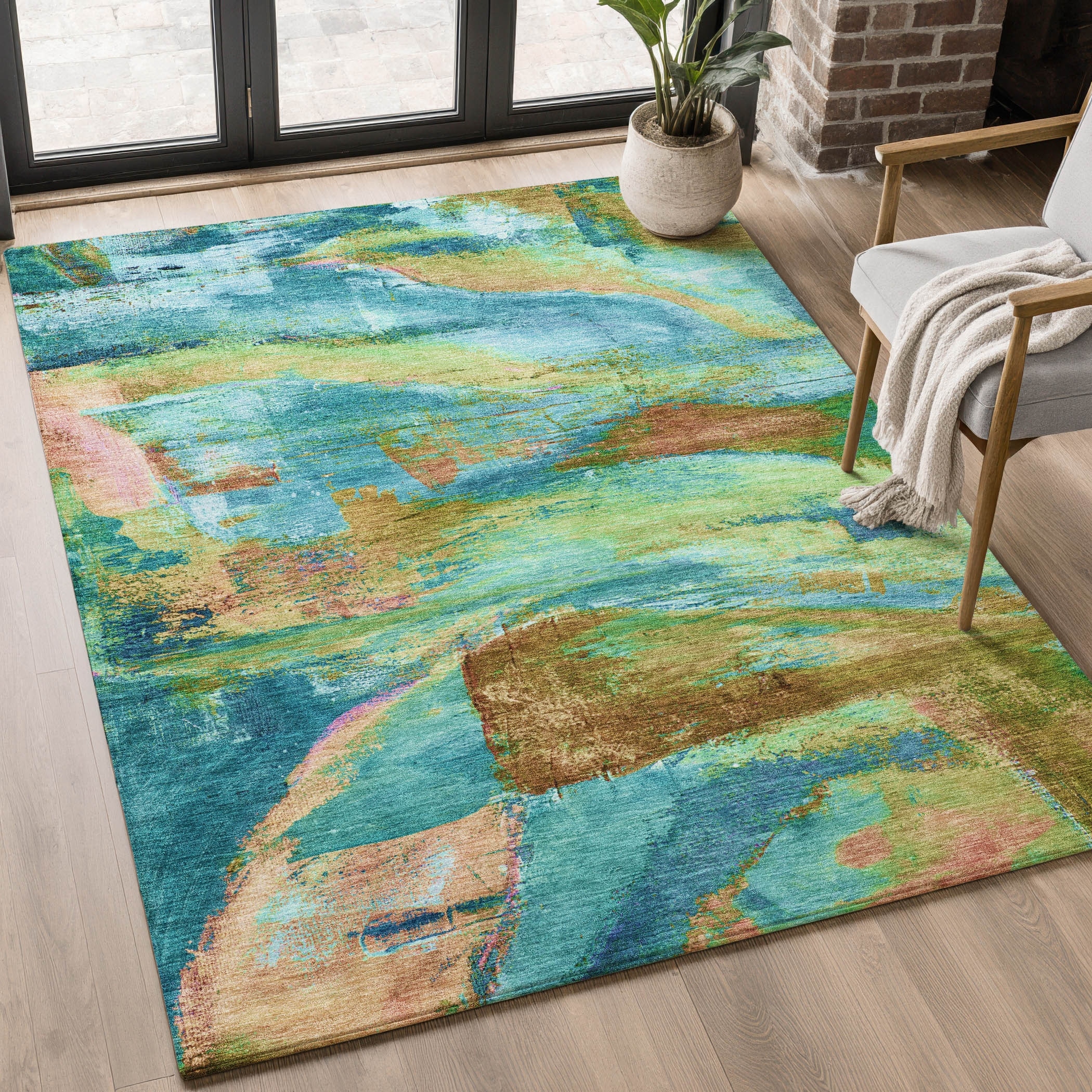 Premium Washable Super Soft Abstract Mayfield Rug