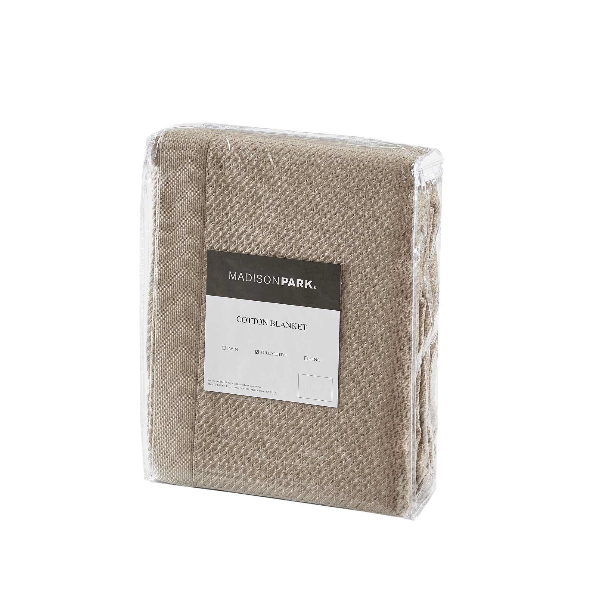Madison Park Egyptian Cotton Solid Blanket On Sale Bed Bath Beyond 18019200