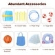 preview thumbnail 16 of 14, Inflatable Water Slide Park Bounce House Without Blower - Multi - 198" x 114" x 85" (L x W x H)