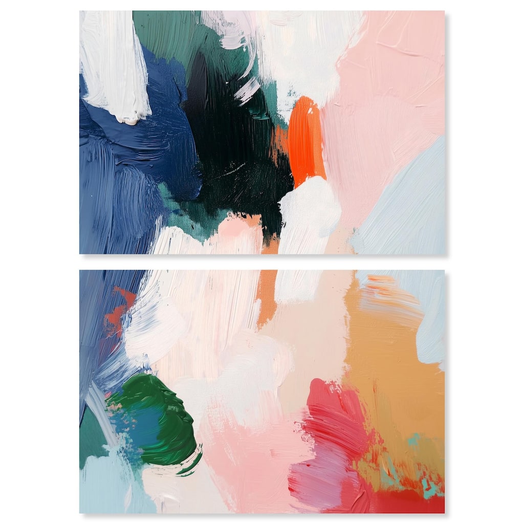 Spring Fever Canvas Set of 2 by Art Remedy, Gallery Wrapped