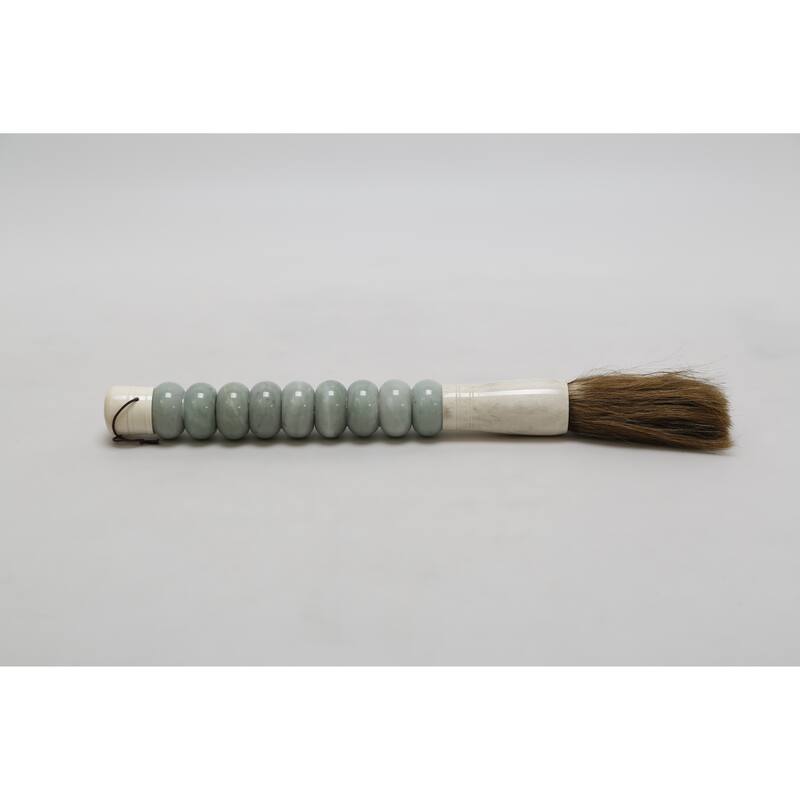 Artissance 16" Large Green Jade Abacus Calligraphy Brush