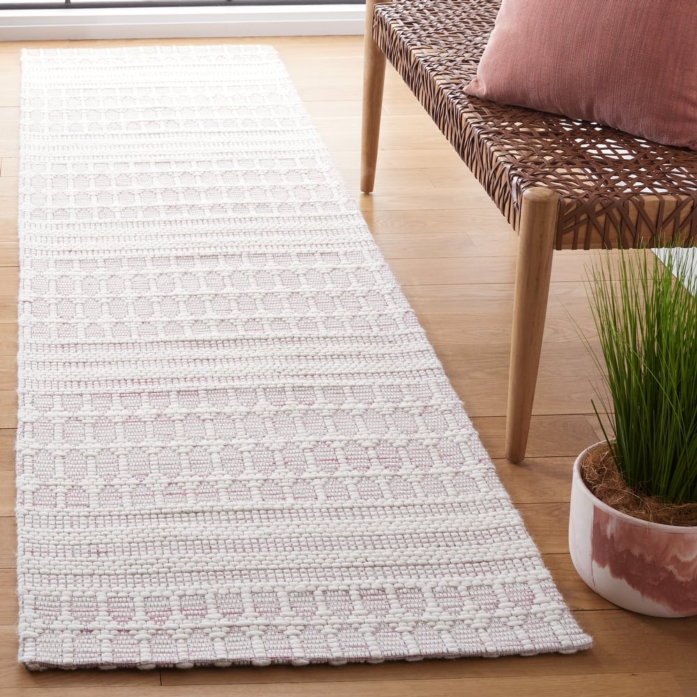 SAFAVIEH Handmade Marbella Eyþora Modern Wool Rug