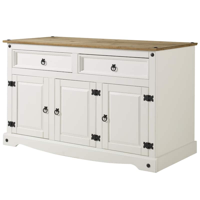 Wood Buffet Sideboard Farmhouse - Corona Collection | Furniture Dash - N/A