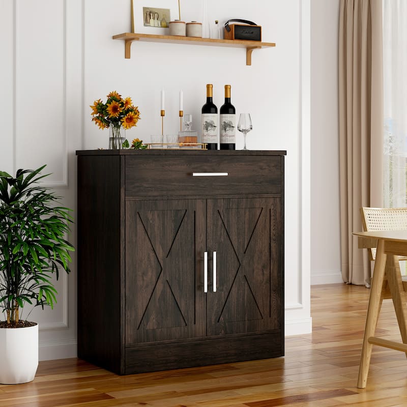 Futzca Multifunctional Storage Cabinet with Adjustable Shelves