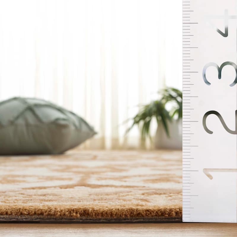 SAFAVIEH Handmade Earthly Treasure Aurelija Traditional Wool Rug
