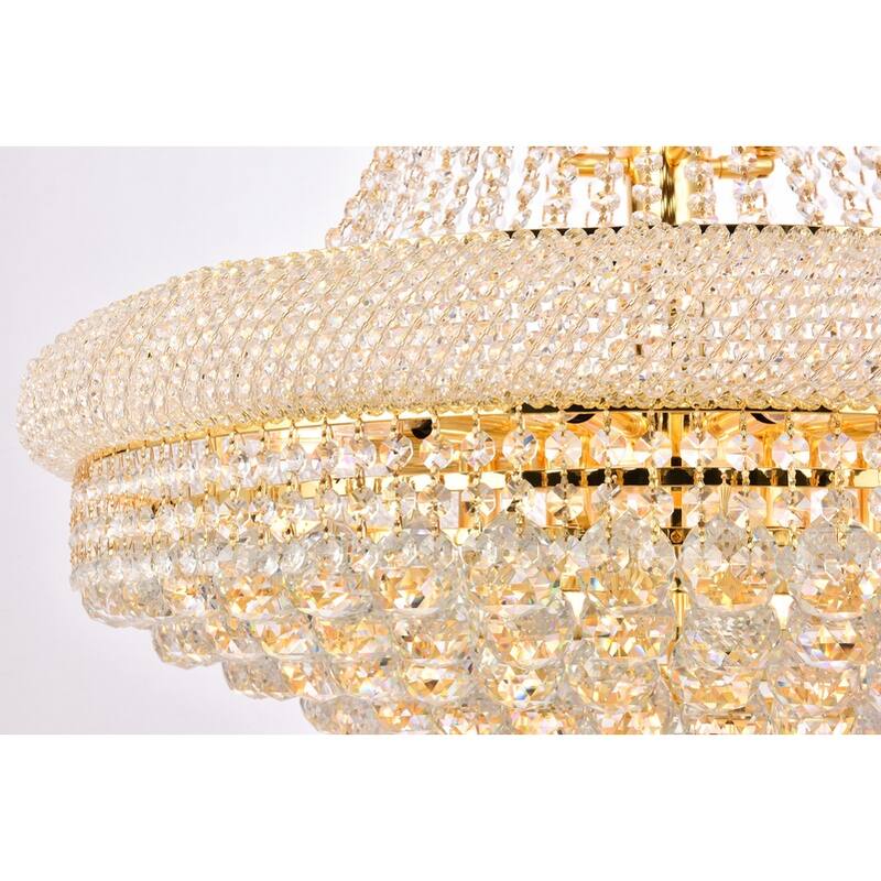 Fleur Illumination 32 light Gold Chandelier