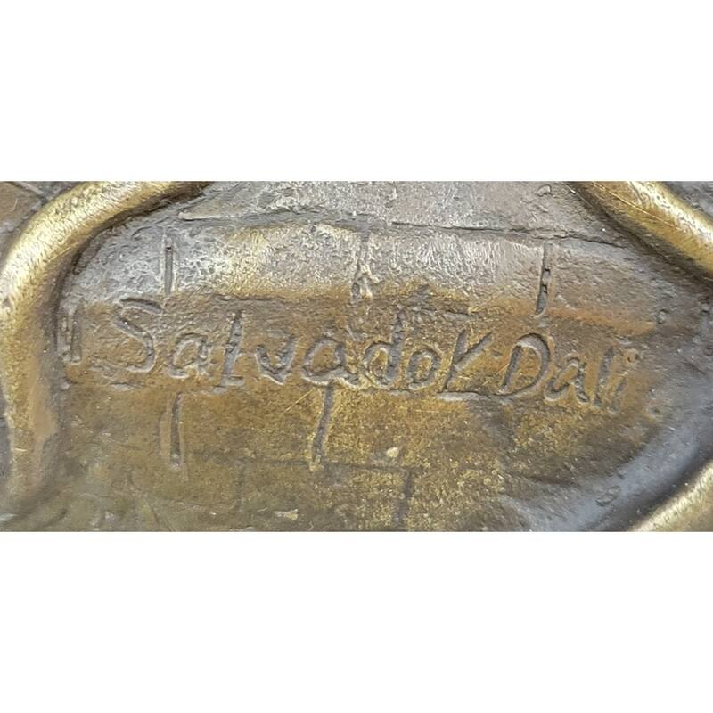 Surreal Melting Clock Bronze – Salvador Dalí Nobility Of Time Sculpture