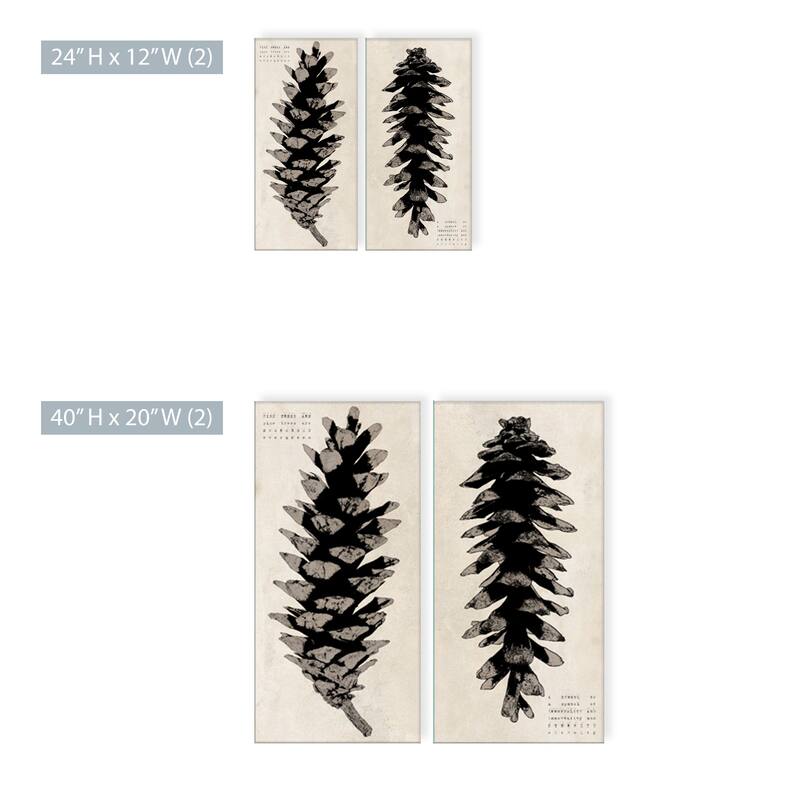 'Poetica II' Wrapped Canvas Wall Art