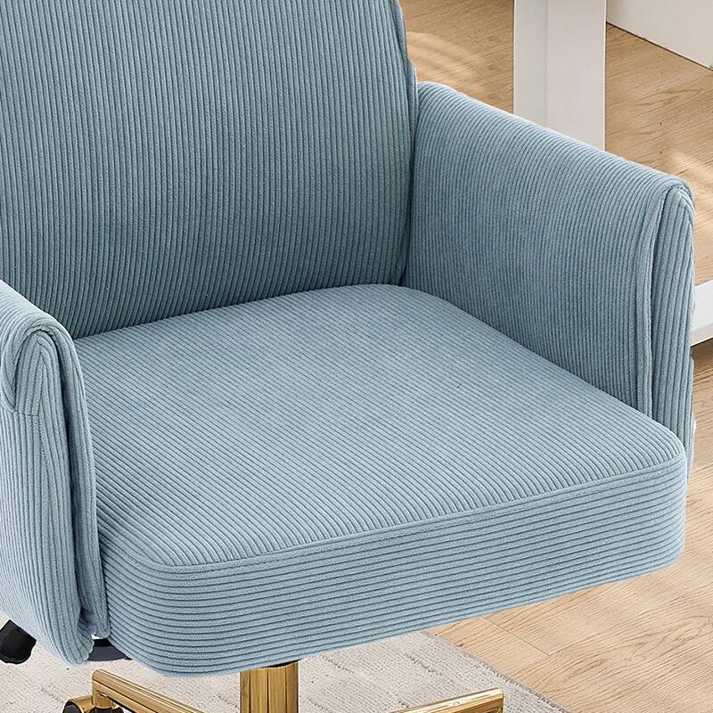 Mid-back liftable Office chair, Striped Fabric, ergonomically designed, The mid-back design provides a better sitting experience