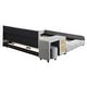 preview thumbnail 56 of 88, Velvet Upholstered Platform Bed Mother & Child Grounded Bed