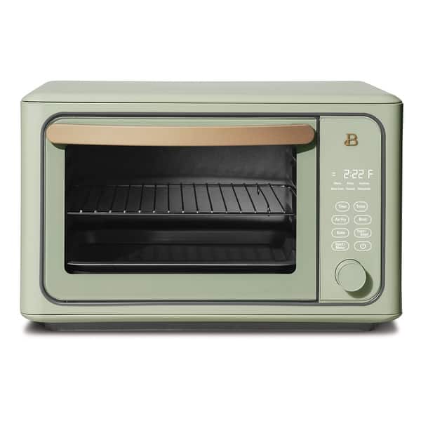Slice Touchscreen Air Fryer Toaster Oven, Sage Green by Drew Barrymore