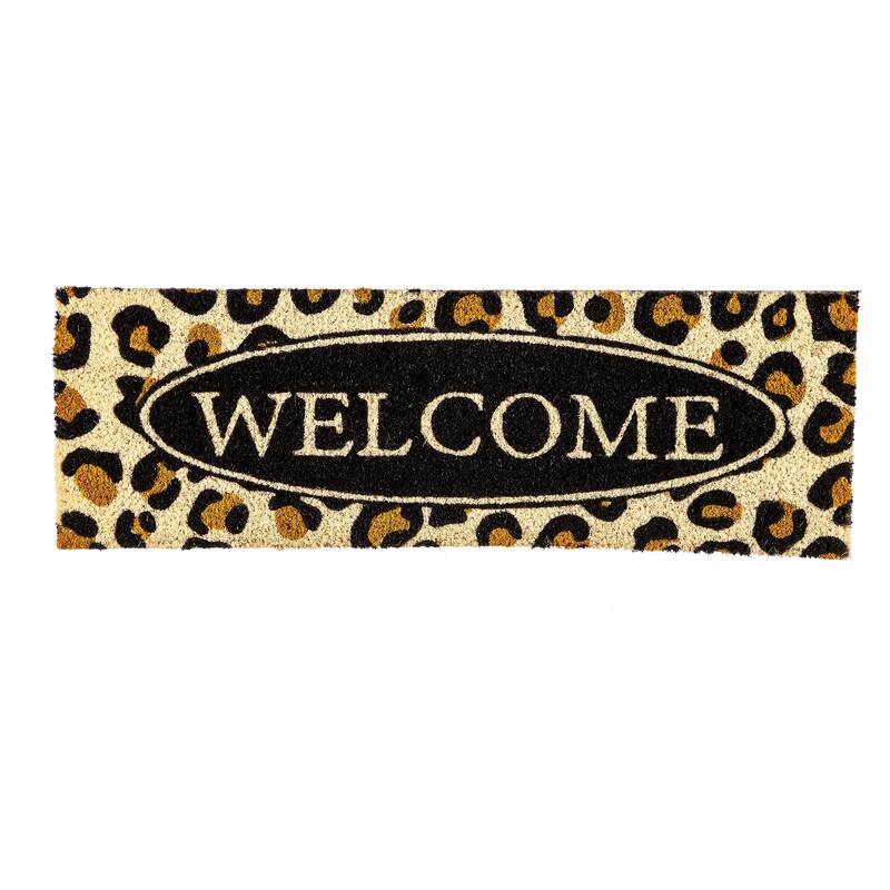 28 in. x 9 in. Animal Print Welcome Kensington Switch Mat