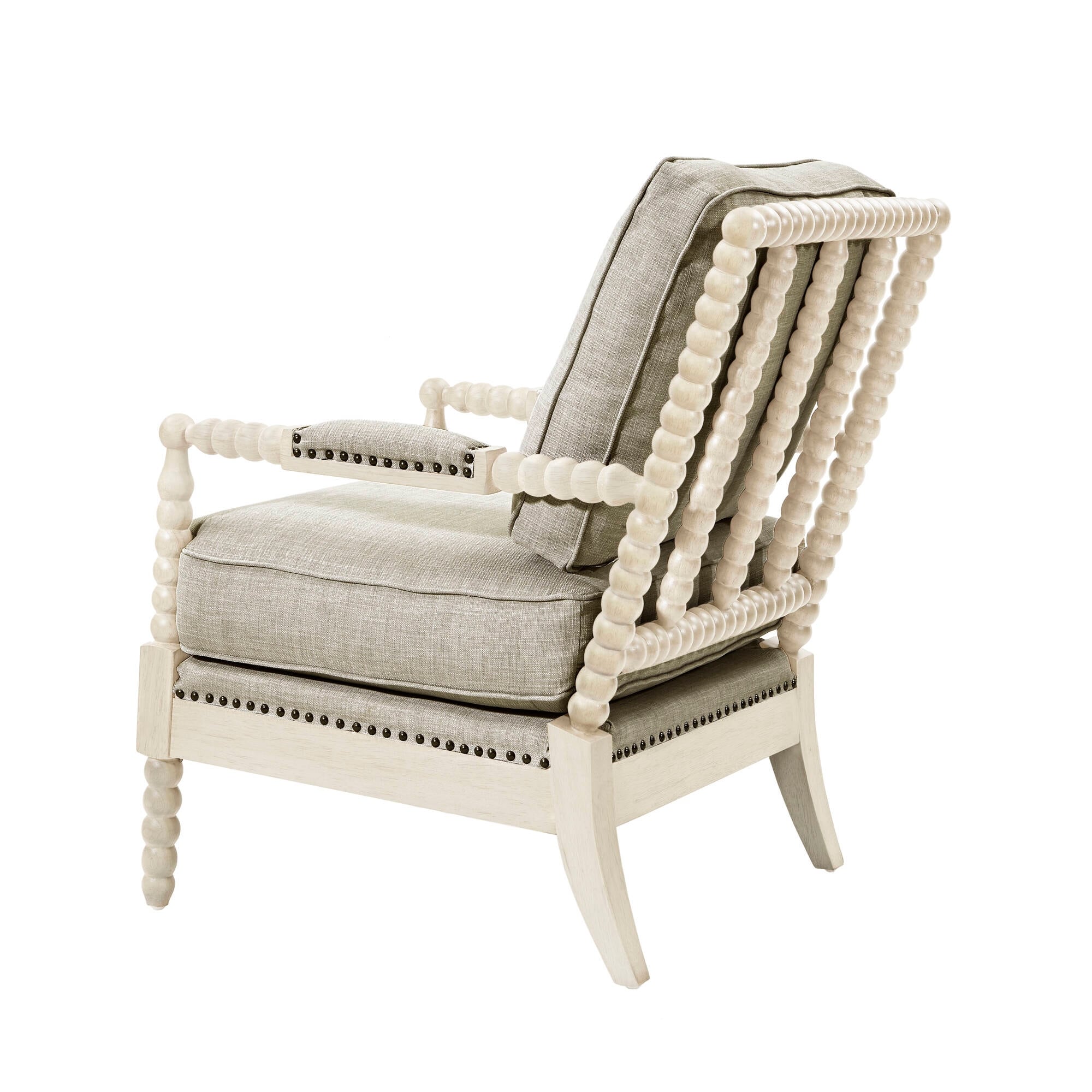 Madison Park Donohue Turned Wood Frame Armchair - On Sale