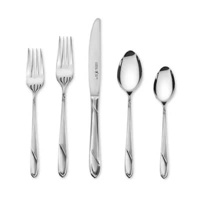 Henckels Milena 62-pc 18/10 Stainless Steel Flatware Set, Service for 12