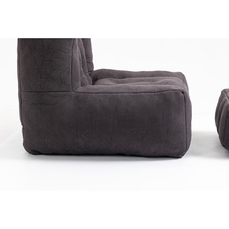 Fluffy Bean Bag Chair Lazy Bean Bag Sofa Chair for Adults and Children