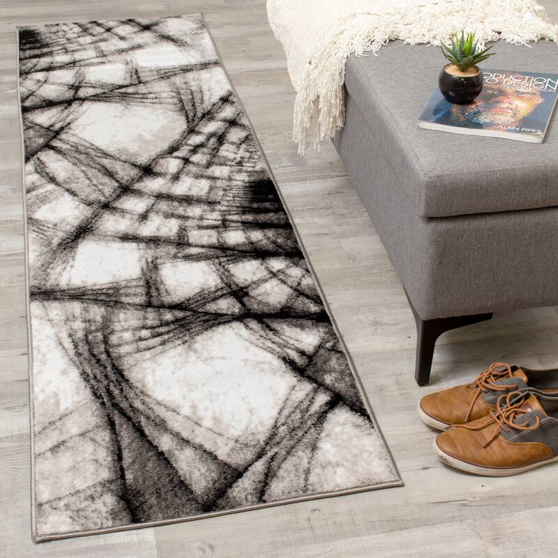 Perry Collection - Grey Shatter Rug